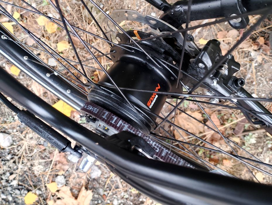 Rower elektryczny falter Bosch active line plus na pasek