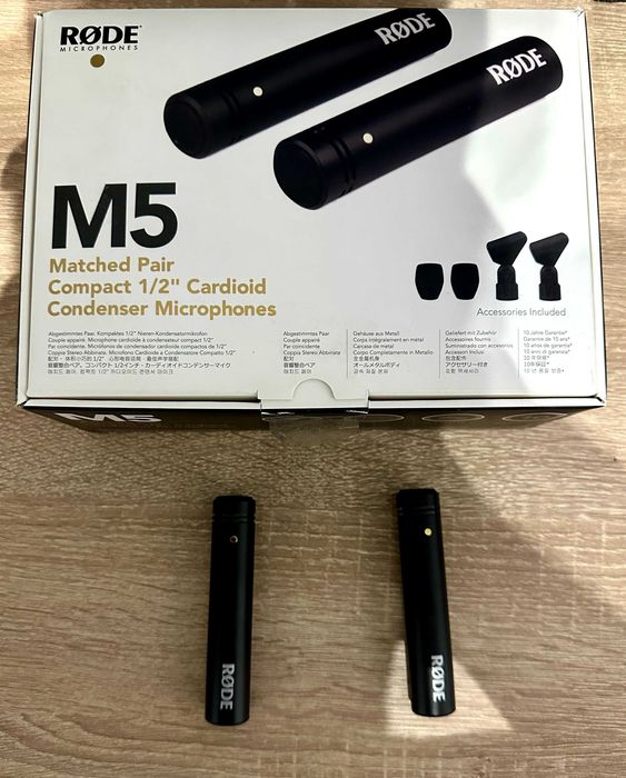 Para mikrofonów pojemnościowych - RODE M5 Pair