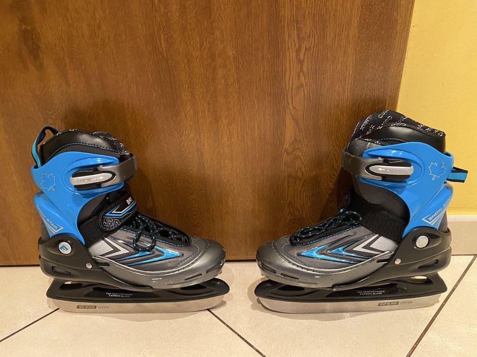 Łyżwy męskie/ chłopięce rozmiar 34 do 37 regulowane