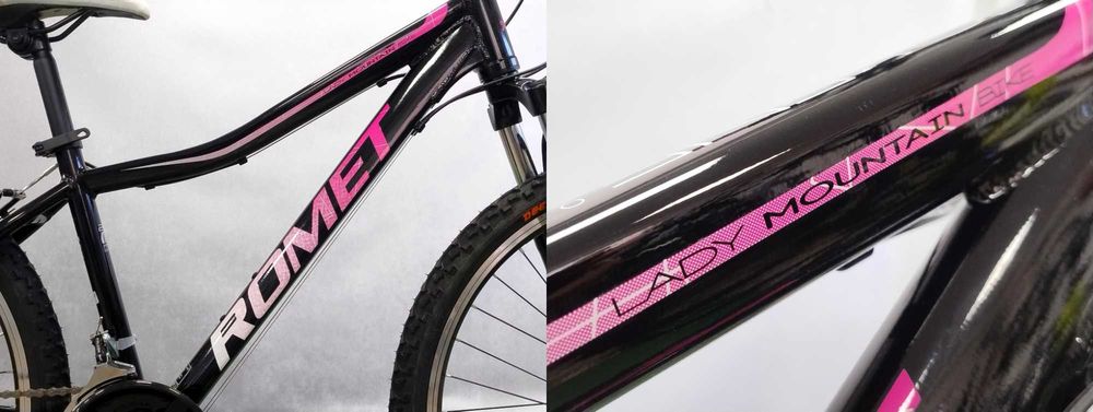 NOWY Damski Rower Górski MTB26" ROMET Jolene 6.0 rama al. 15"150-165cm