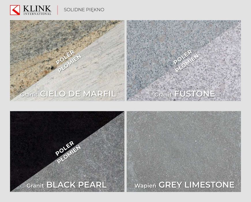 GRANIT G603 Bianco Cristal | płomieniowane płytki | 60x60x2cm