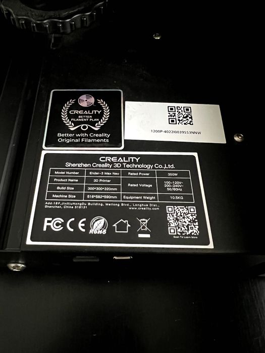 Impressora 3D Creality Ender-3 Max Neo (Como Nova - 300x300x320mm)