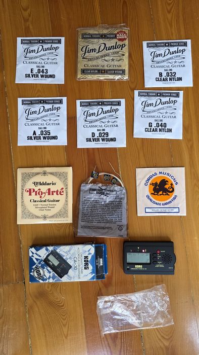 Viola com saco e acessórios