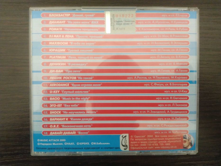 CD збірки російських виконавців