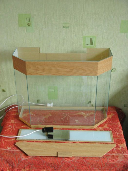 Аквариум на 32 литра с крышкой и подсветкой