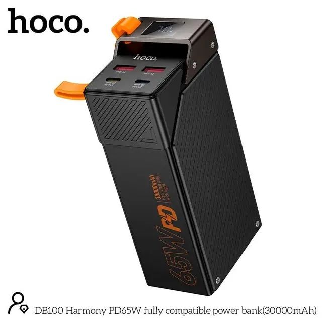 Павербанк HOCO Harmony PD65W fully compatible power bank DB100 30000mAh