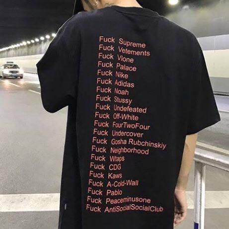 OKAZJA! Koszulka fuck HYPE tee t-shirt supreme nike adidas streewear