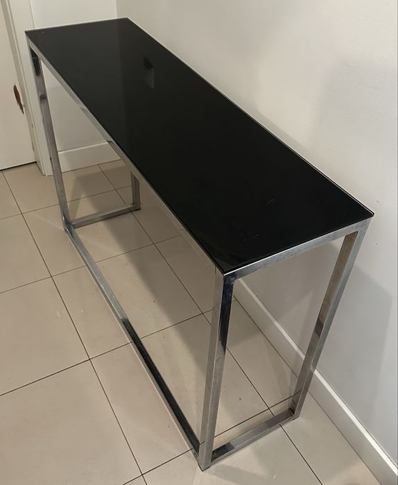 Consola Area Store vidro e inox
