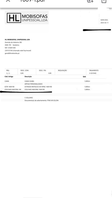 Colchão 23kg espuma - cerca de 17cm de altura NOVO