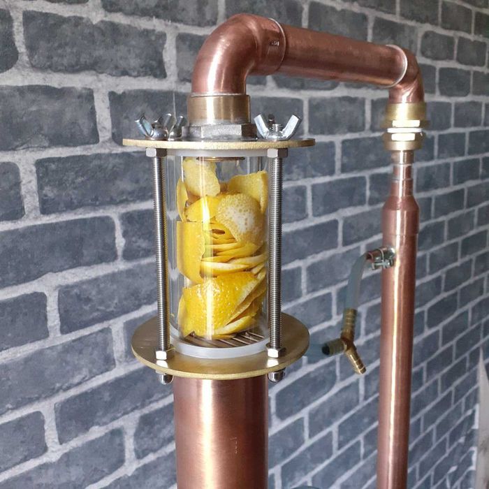 Destylator MIEDZIANY Na Prąd PotStill II [Owoce, zboża, bimber], fi 54