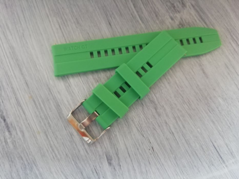 Bracelete 22mm em silicone, WATCH GT (Nova) Verde clara