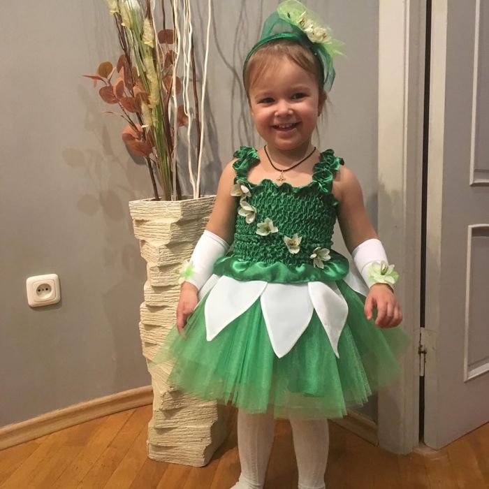 Костюм підсніжника, квіточки на 3-4 роки