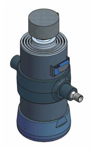 Siłownik Przyczepy udźwig-20ton skok-1880mm 5sekcji kula mocny