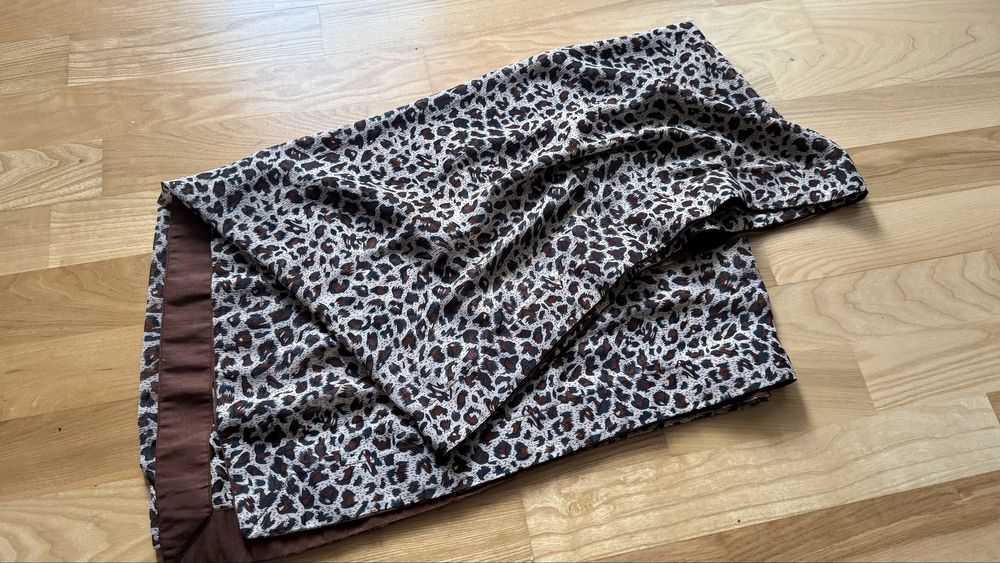 Шарф леопардовий принт