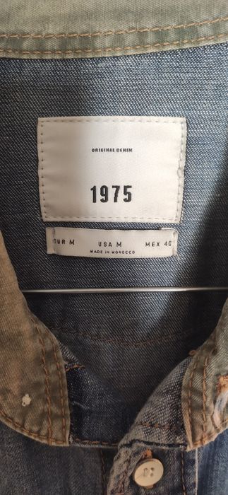 Camisa de ganga tamanho M