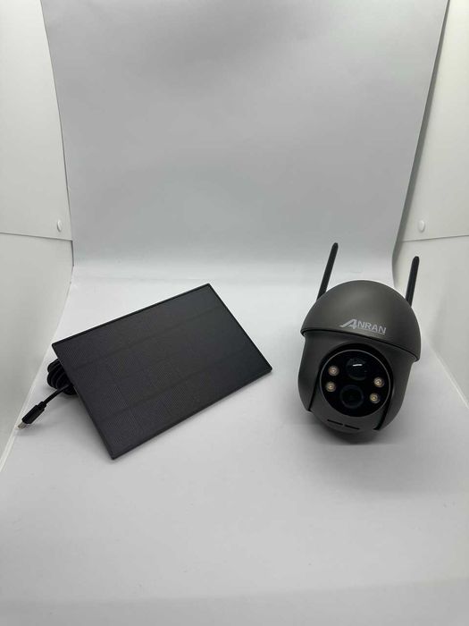 ### Câmara de Vigilância 360º com Painel Solar e Bateria ###