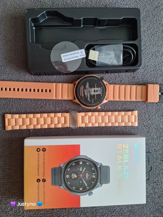 Nowy smartwatch + pasek - zeblaze btalk 3 pro