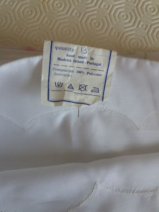 Toalha de Banquete Bordados da Madeira+12 Lenços C/Selo de Garantia