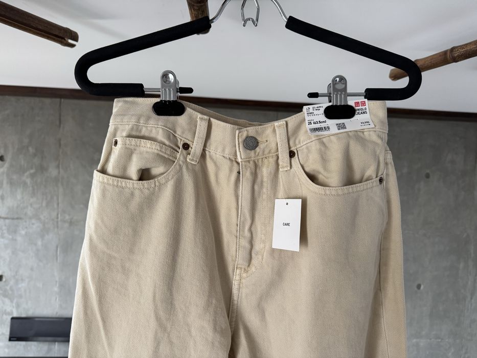 Джинси Uniqlo wide straight jeans