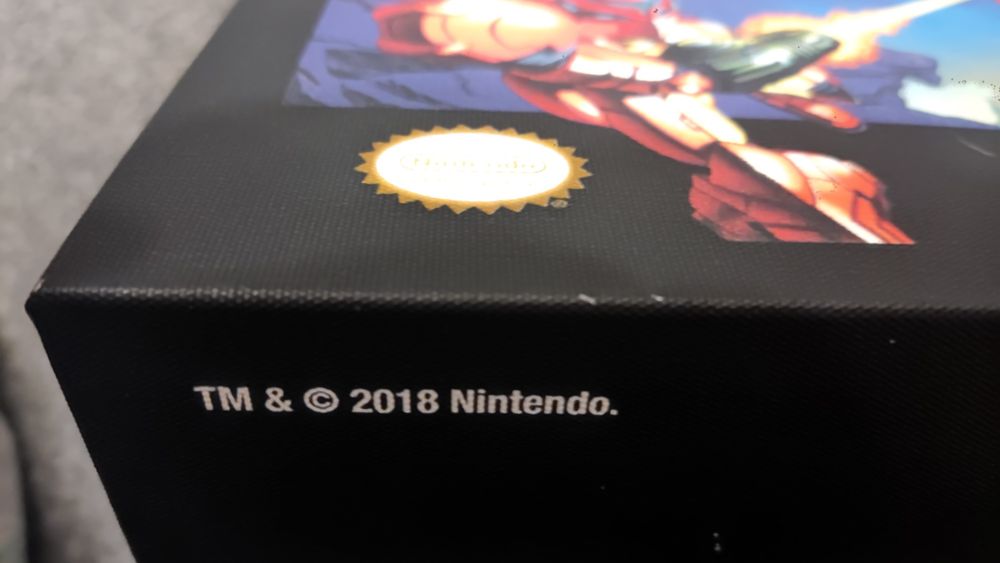 Super Metroid podświetlany obraz retro big box Nintendo
