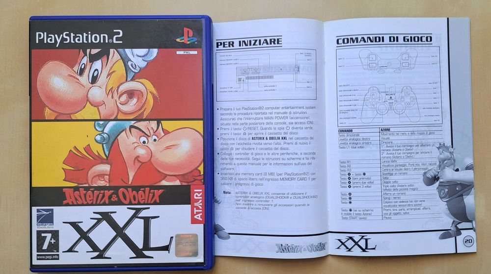 Asterix & Obelix XXL PS2 - Completo com Manual Original (PT/ES/IT)