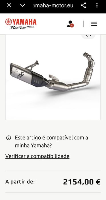 Akrapovic   euro 5 Yamaha R7 / MT 07