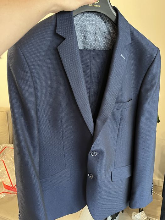 Garnitur męski z kamizelką