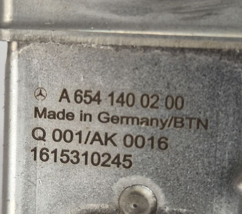 Chłodnica spalin EGR Mercedes C E GLC Sprinter A⁠6⁠5⁠4⁠1⁠4⁠0⁠0⁠2⁠0⁠0