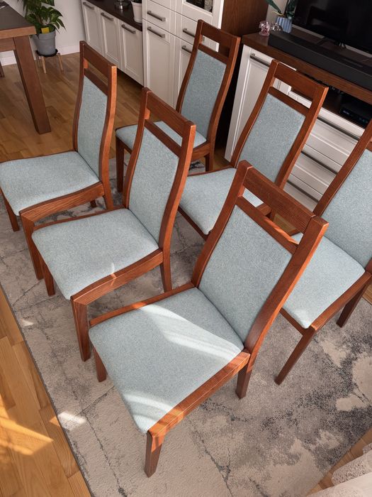 Krzesła drewniane 6 sztuk