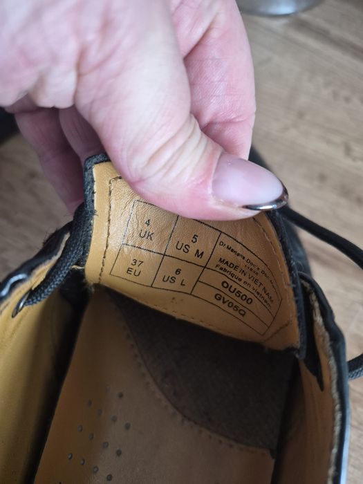 Półbuty Dr Martens 37 czarne