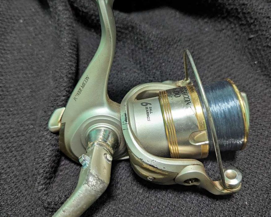 Рыболовная катушка alpha tackle Power micon 4000. Рабочая