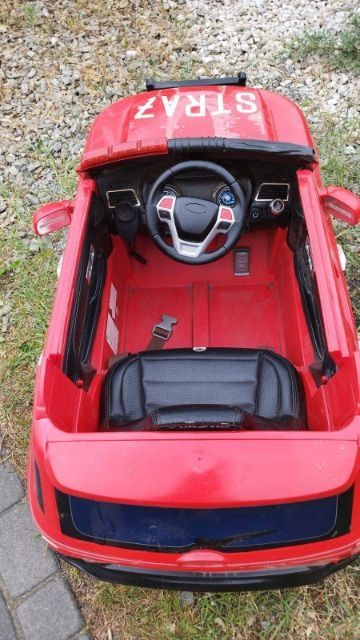 Auto  pojazd straż pożarna na akumulator