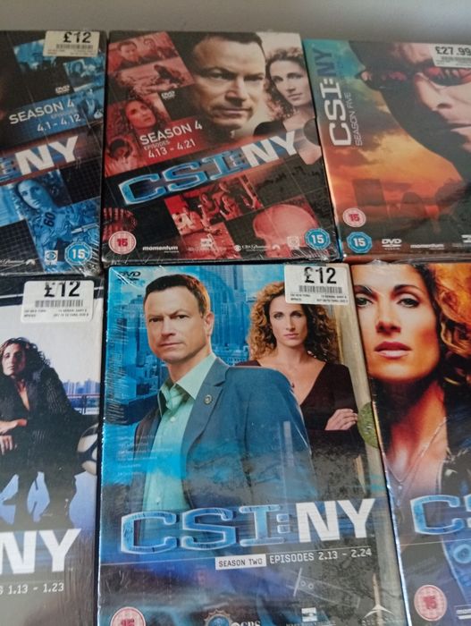 Conjunto de dvds CSI:NY selados
