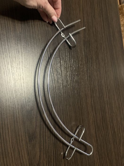 Тримач бокалів   дугоподібний, хром