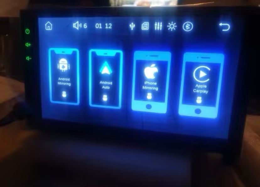 Radio 2 din 7 polegadas android auto Carplay
