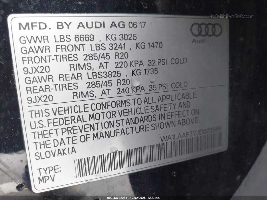 AUDI Q7 Premium Plus, 2017