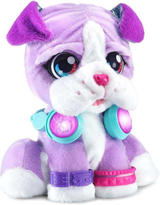 Piesek interaktywny DJ bokser, maskotka 28x22x12.5 cm