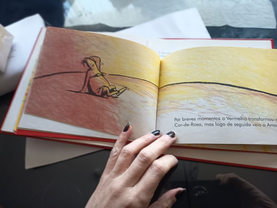 Livros infantis O quadro roubado eA rainha das cores