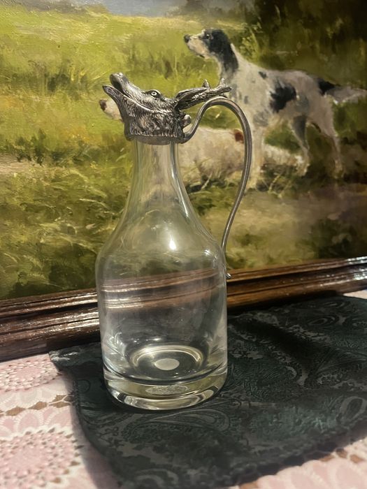 Графин винтаж олень Saint Lambert