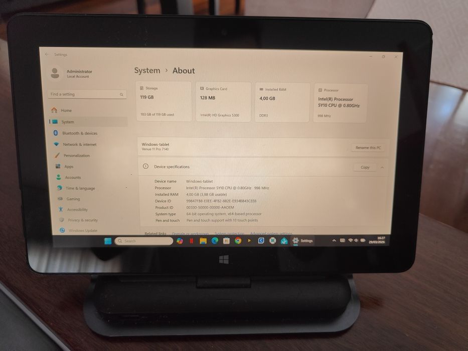 Dell venue pro 11 7140