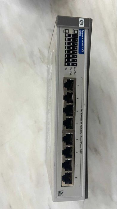 HP procurve Switch 408 Externo Não Gerenciado J4097B 8 Portas