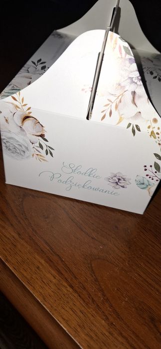 Pudełko na słodkie podziękowanie