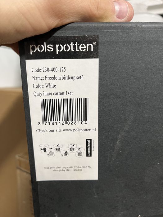 Kubki freedom birdcup Pols Potten