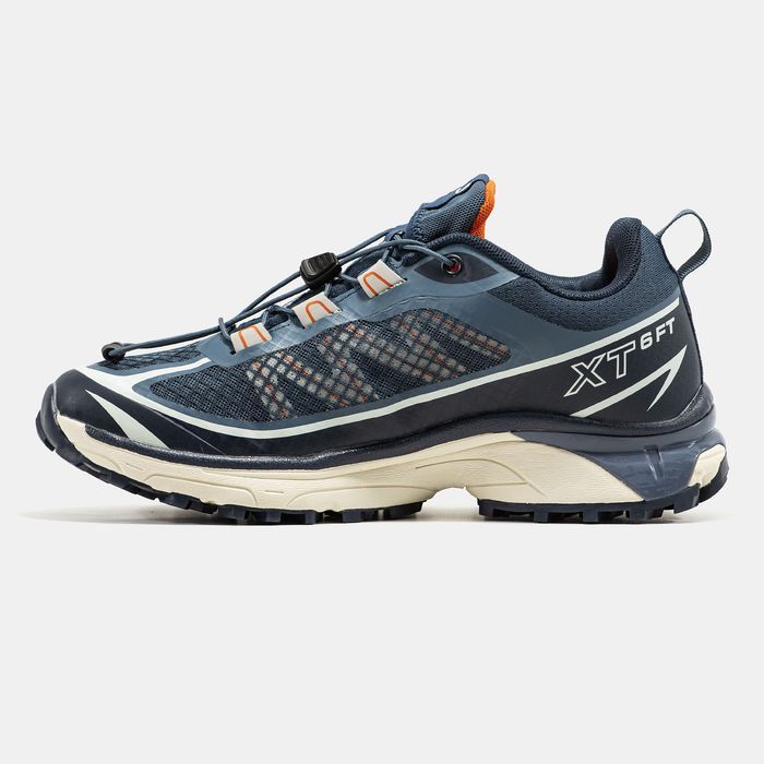 ТОП ПРОДАЖ! Salomon XT-6 FT Navy White 41 42 43 44 45 46 соломони сині