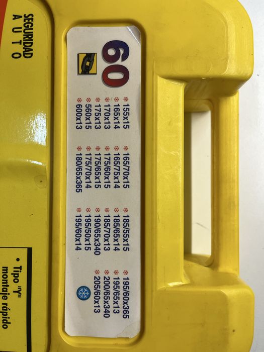 Correntes neve tamanho 60