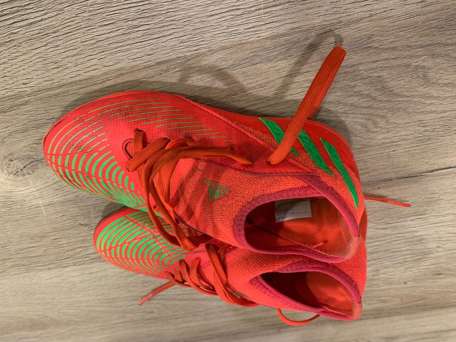 Chuteiras Adidas Predator laranja, originais, criança, tamanho 33
