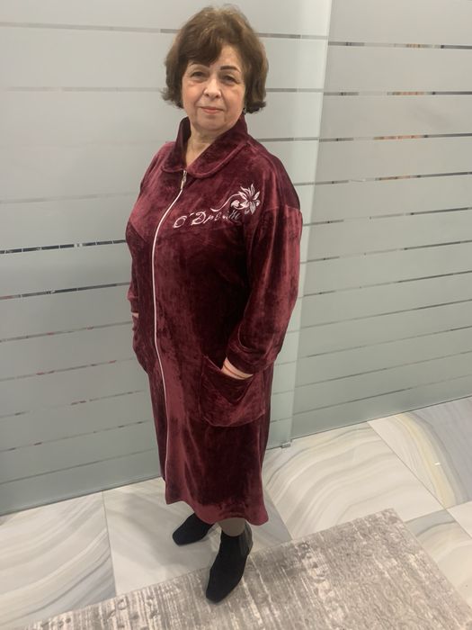 Халат велюровий. Великі розміри