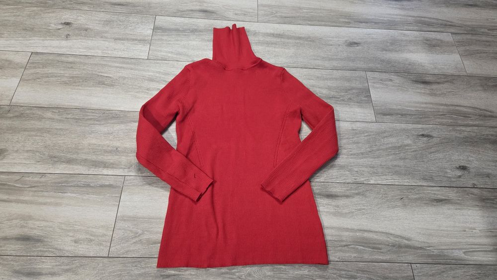 Nowy golf  sweter damski czerwony