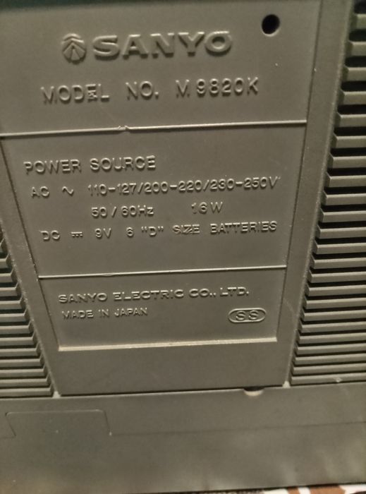 Магнитола Sanyo M 9820 K