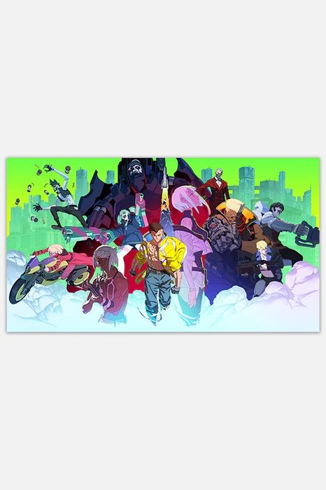 Cyberpunk Edgerunners Anniversary Lithograph by Studio Trigger  anime